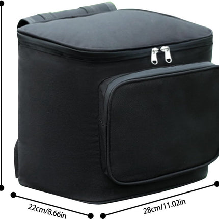 Motorcycle Saddle Bag - Road Bike Small Saddle Bag - Motorcycle Storage Bag - Waterproof Back Bag - Adventure Travel Organizer - Rugged Motorcycle Equipment - Touring Carrier for Helmet, Tools, Helmet, Outdoor Gear, Rear Seat.