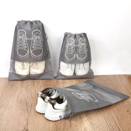 Shoe Storage Bags 5-piece – Non-woven, 36x45 cm, home/travel.