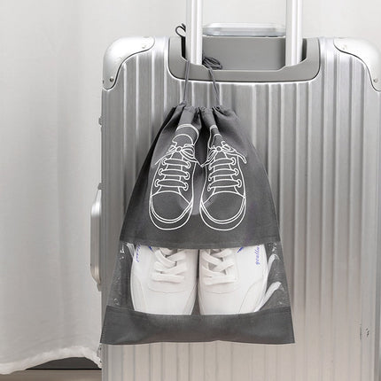 Shoe Storage Bags 5-piece – Non-woven, 36x45 cm, home/travel.