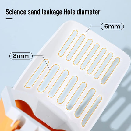 Cat Litter Scoop - Cat Litter Scoop with Collection Bin - Innovative Cat Litter Scoop Set with Waste Bin - Removable Scoop Holder - Large Capacity & Foldable (Yellow).