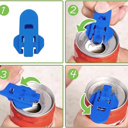 12-piece Getränkedosenöffner-Set – from Plastic – supplied for Cola, Beer, Fresh Drinks, Lemonade usw., single Dosenöffner.