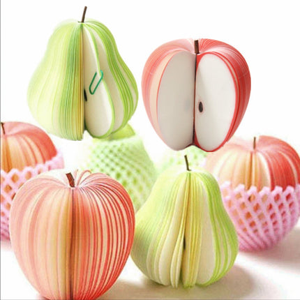 Sticky Notes - Fruit-Shaped 3D Non-Stick Notes - Fun DIY Memo Pads - Creative Practical Three-Dimensional Table Decoration Post Notebooks - Office Decorations Office Supplies.