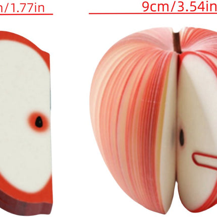 Sticky Notes - Fruit-Shaped 3D Non-Stick Notes - Fun DIY Memo Pads - Creative Practical Three-Dimensional Table Decoration Post Notebooks - Office Decorations Office Supplies.