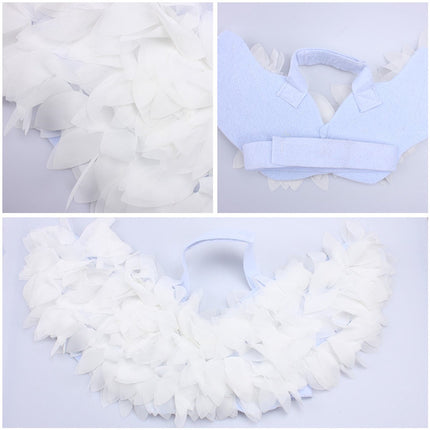Dog costume S – Realistic wings, festive accessory.