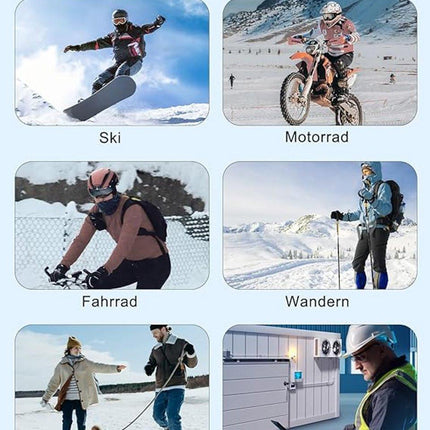 Face mask - Winter Sturmhaube Fahrrad Motorrad Ski Schlauchschal (Unisex) Black.
