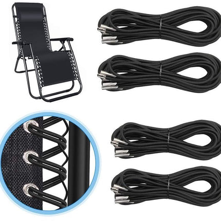 Elastic band for 1 set – Black, 2 long + 2 short (export model).