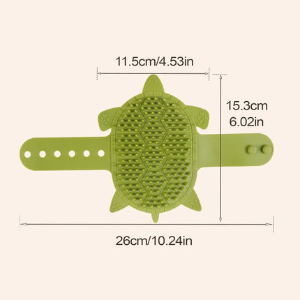 Self-Grooming Brush for Cats - Self-Massaging Scratching Post - Silicone Massager - Adjustable Scratching Post for Cats - Relieves Facial Itching - 203 Teeth Shedding Brush & Trimmer - Removable Storage Tray - Professional Hair Removal.