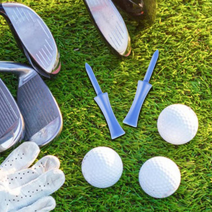 Plastic Golf Tees 100-piece – Blue, 68mm, random color – Golf accessories – Golf set – Golf tee.