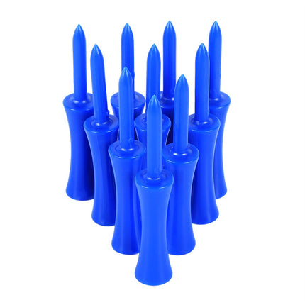 Plastic Golf Tees 100-piece – Blue, 68mm, random color – Golf accessories – Golf set – Golf tee.