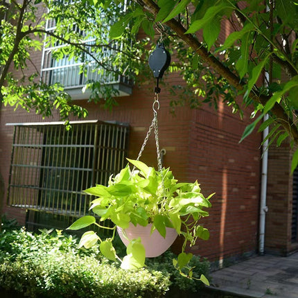 Garden basket – Stretchable, adjustable, PET nylon, 15kg load capacity.