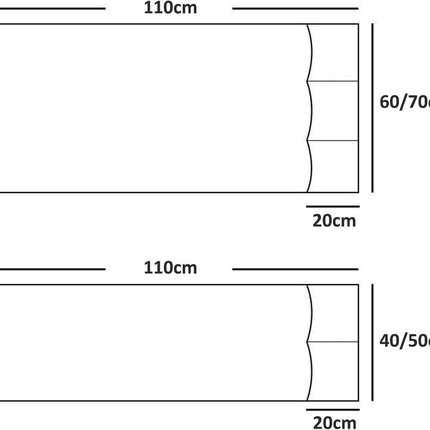 Sofa Armrest Storage - 5 Compartments - Reinforced Tech Fabric - Remote Control Holder - White (70*110CM).