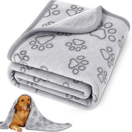 76x104cm Dog  - ets for medium-sized dogs, cats, Premium soft dog  - ets for small dogs, washable, Puppy  - et, Dog supplies for puppies (grey).