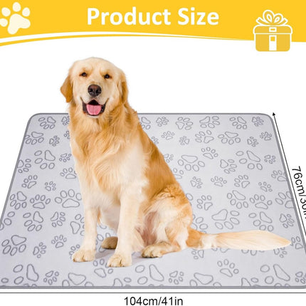 76x104cm Dog  - ets for medium-sized dogs, cats, Premium soft dog  - ets for small dogs, washable, Puppy  - et, Dog supplies for puppies (grey).