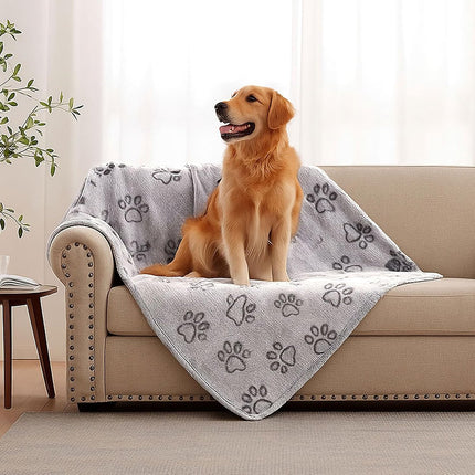 76x104cm Dog  - ets for medium-sized dogs, cats, Premium soft dog  - ets for small dogs, washable, Puppy  - et, Dog supplies for puppies (grey).