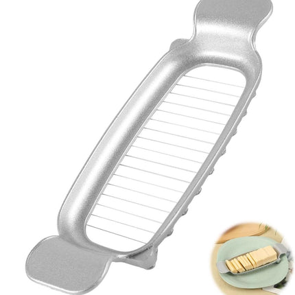 Butter and cheese slicer - 304 stainless steel, multifunctional kitchen tool for cutting butter - Cheese and fruit.