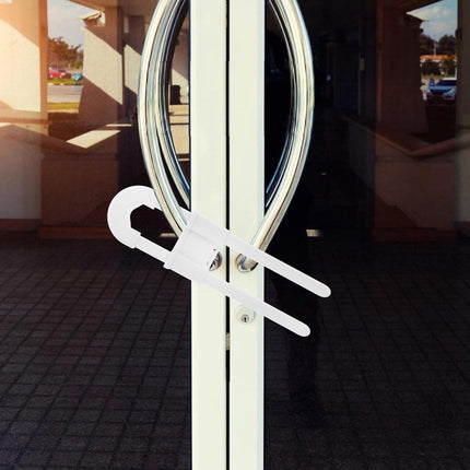 Child lock cabinets - Cabinet security for children - for cabinets and refrigerators - 5 pieces - White.