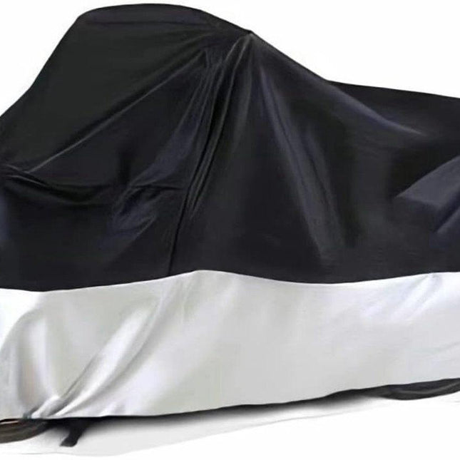 Motorcycle cover, Waterproof car cover with lock holes and storage bag, suitable for motorcycles up to 245 cm.