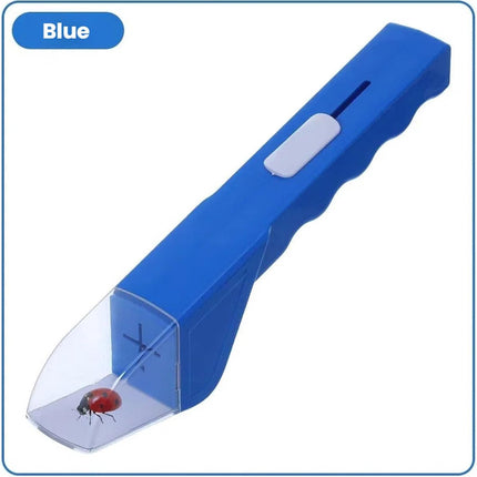 Portable, transparent insect observation box with a quick-opening lid, suitable for outdoor research and scientific projects, and convenient for entomological research..