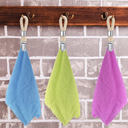 Towel clips - 4 towel clips - for hanging towels - towel clips with loops - towel clips - towel hooks - dishcloth and towel rack clips.