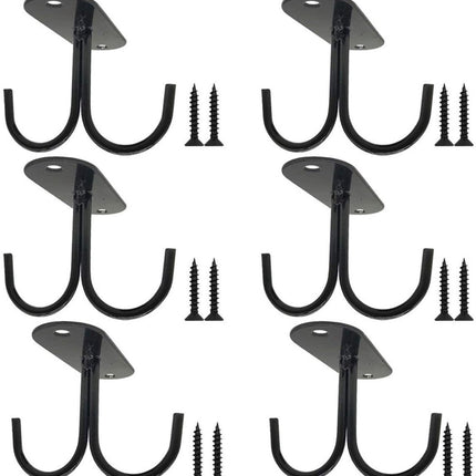 Mug holder with 6 hooks - Country style mug holder - Under-cabinet cup holder - With 12 hooks - For hanging mugs - coffee mugs, beer steins, and kitchen utensils.