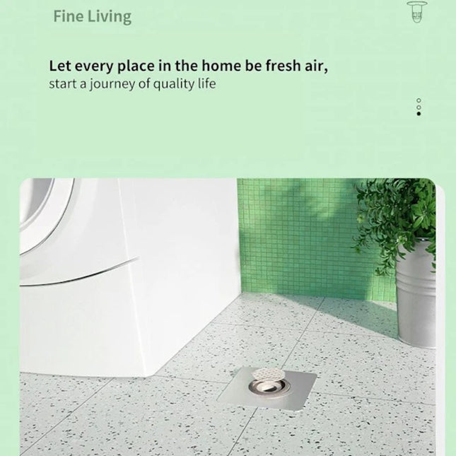 Non-return valve – Odor-proof, for shower/washbasin/kitchen.