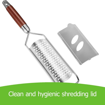 Cheese grater - Grater with handle - Easily grates lemons, vegetables, and cheese - Convenient to use.