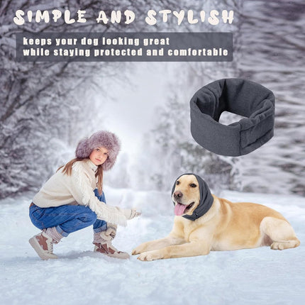 S - Noise-Reducing Ear Protectors for Dogs - Dog Ear Protector - Ear Protector for Dogs - Dog Ear Protector - Dog Ear Protection - Pet Cone - Noise-Dampening Dog Headband - Noise-Reducing Dog Ear Warmer - Keep Warm - Adjustable.