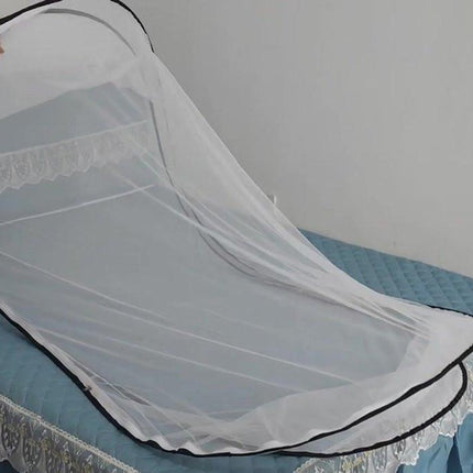 Mosquito Net Bed - Foldable Mosquito Net - L210x H56x W80cm - Pop-Up Mosquito Net Bed - Mosquito Net Tent - Mosquito Net - Cupola - Mosquito Net - Pop-Up Bed Tent - Anti-Mosquito, No Installation Required - Suitable For Camping, Backyard, Foldable Travel.