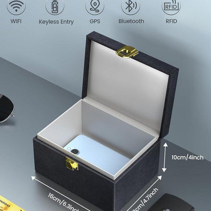 RFID Car Key Anti-Theft - RFID Protective Case Car Key - Protective Case Car Key Box - Car Key Safe - RFID Anti-Theft Box - Faraday Box Car Key - Faraday Box - Keyless Entry Case - Key Pouch - Key Bags - Three-Piece Set.