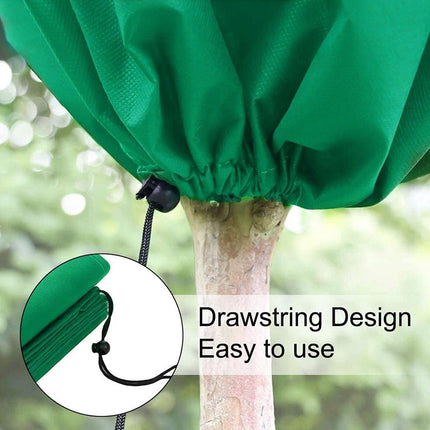 Frost Protection Plant Cover - 2 Pieces - Plant Cover - Frost Non-Woven Fabric - Plant Protective Covers - Plant Protection - Winter Protective Cover Tree/Plant - 80x100cm - Anti-Frost Protective Cover Plants - Winter Cover - Durable - Zipper - UV Permeab.
