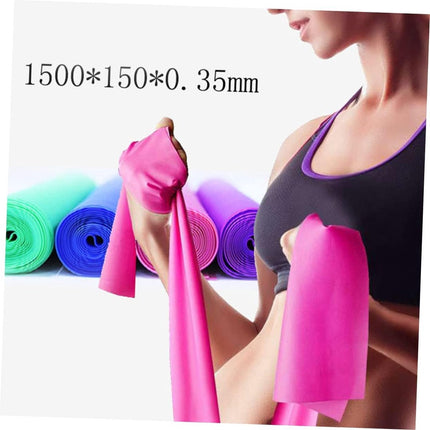 3 pieces - Resistance bands - Silicone exercise bands - With different resistance intensities - Silicone exercise bands - Exercise bands for training, physiotherapy, stretching, recovery, Pilates, rehabilitation and yoga.