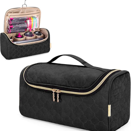 Travel Case Suitable for Dyson Hair Dryer - Hair Styler Storage Pouch - Straightener Attachment Travel Bag - With Compartments for Dyson Accessories - Hair Curler Accessories - Women's Toiletry Bag - Storage Bag - Travel Bag - Travel Pouch - Organizer - B.