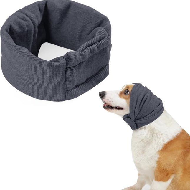 M - Noise-Reducing Ear Protectors for Dogs - Dog Ear Protector - Ear Protector for Dogs - Dog Ear Protector - Dog Ear Protection - Pet Cone - Noise-Dampening Dog Headband - Noise-Reducing Dog Ear Warmer - Keep Warm - Adjustable.