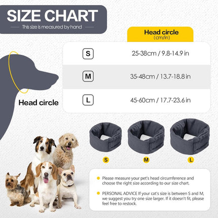 M - Noise-Reducing Ear Protectors for Dogs - Dog Ear Protector - Ear Protector for Dogs - Dog Ear Protector - Dog Ear Protection - Pet Cone - Noise-Dampening Dog Headband - Noise-Reducing Dog Ear Warmer - Keep Warm - Adjustable.