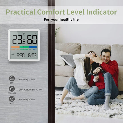 Professional Hygrometer - Thermometer - Digital Thermometer - Humidity Meter - Indoor Thermometer - Portable - High Precision - High Quality - Very Suitable for Garden / Garden Furnishing.
