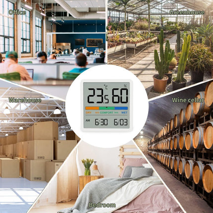 Professional Hygrometer - Thermometer - Digital Thermometer - Humidity Meter - Indoor Thermometer - Portable - High Precision - High Quality - Very Suitable for Garden / Garden Furnishing.