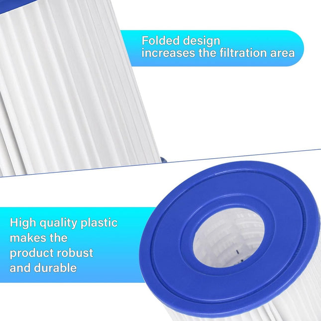 4 x Filter VI for swimming pool - suitable for Bestway Miami, Lay-Z-Spa Pool filter - Filter cartridge VI.
