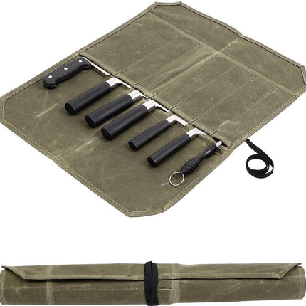 Chef Tools Protector - Roll Case Knife Folder - Cookware - Chef's Fashion - Knife Folder - Knife Bag - Storage Bag - Knife Set Storage Bag - Knife Case for 12 Knives - Kitchen Set - Chef Knife Roll Bag - Portable Knife Bag - Knives Not Included!.