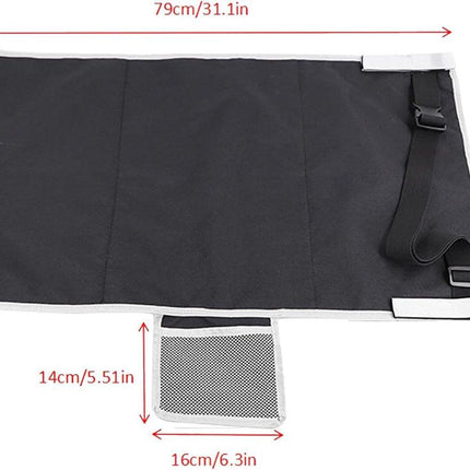 Airplane Bed - Baby Bed - Airplane Beds - Airplane Bed - Airplane Footrest - Must Have For Traveling - Ideal For Airplanes And Cars - Comfortable - Washable - Compact And Portable - Black.