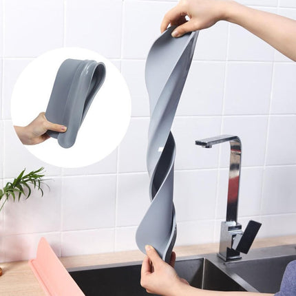 Sink Protection Mat - Countertop Accessories - Silicone Mat for Faucet - Sink - Drying Mat - Against Water - Kitchen Countertop Drying Mat - Kitchen Sink Splash Guard - For the Kitchen Faucet Basin - Reusable - Anti-Splash - Grey.