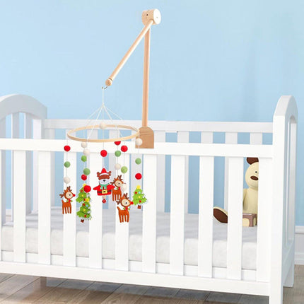 Playpen Mobile - Mobile Holder - Crib Mobile - Wooden Baby Mobile Holder - Wooden Musical Mobile Holder - Wooden Baby Mobile Holder - Wooden Playpen Mobile Holder - Baby Room Decoration - Adjustable Arm for Playpen - Easy to Mount - Adjustable - For Playp.