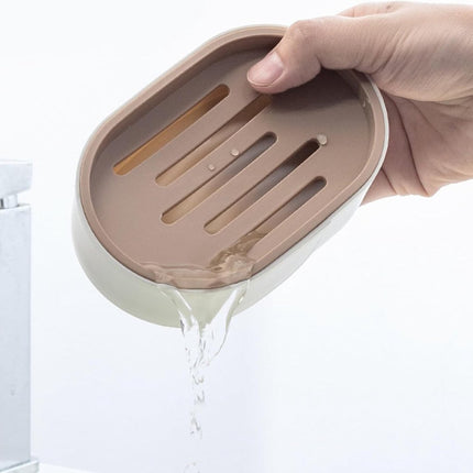 Soap Dish - 4 Pieces - Soap Holder With Drain And Lid - Soap Holders - Small Soap Dish - Hand Soap - Bathroom Accessories - Shower/Bathroom/Kitchen/Toilet/Travel - Travel Soap Box - Leakproof Soap Box - Plastic Soap Box - Soap Mat - Portable Bar Soap Case.