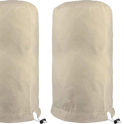Frost Protection Plant Cover - 2 Pieces - Plant Cover - Frost Non-Woven Fabric - Plant Protective Covers - Plant Protection - Winter Protective Cover Tree/Plant - 60x80cm - Frost Protection Cover Plants - Winter Cover - Durable - Zipper - UV Permeable.