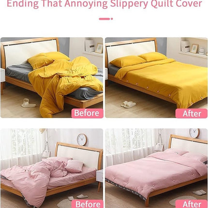 Duvet Clips 16 Pieces - Duvet Clamps - Mesh - Duvet Pegs - Duvet Cover Clips - Sturdy Duvet Clips - Duvet Pegs - Sheets - Duvet Clamps - Clamps - Duvet Clips - Blankets - Pegs - Duvet - Organize - 4 Colors.