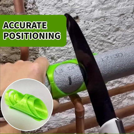Foam Cutter - 3-piece - Styrofoam Cutters - Foam Cutter - for handmade foam - Precise Cuts Pipe Insulation Jacket - Styrofoam Shapes - Pipe Insulation Foam Cutter Lagging Jig - Easy Operation.