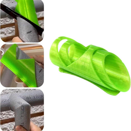Foam Cutter - 3-piece - Styrofoam Cutters - Foam Cutter - for handmade foam - Precise Cuts Pipe Insulation Jacket - Styrofoam Shapes - Pipe Insulation Foam Cutter Lagging Jig - Easy Operation.