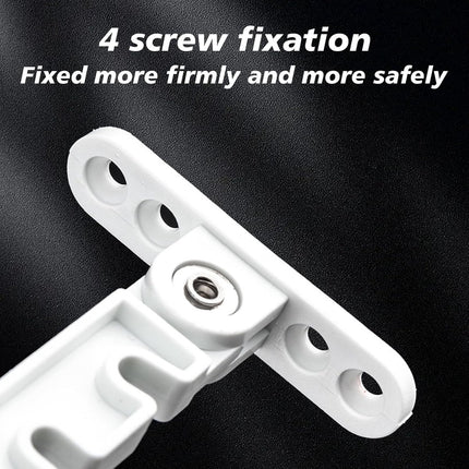 Pieces Window Stopper - Window Limiter - Window Stay - Window Security - Window Tilt Regulator for Adjusting the Window Opening - For Every Window - Window Stay - White - Including Installation Material.