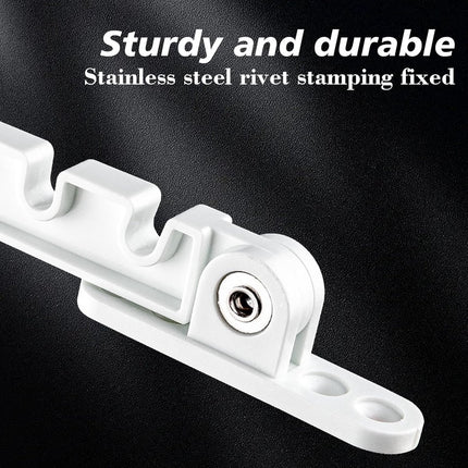 Pieces Window Stopper - Window Limiter - Window Stay - Window Security - Window Tilt Regulator for Adjusting the Window Opening - For Every Window - Window Stay - White - Including Installation Material.