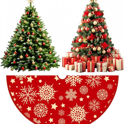 Christmas tree skirt - Christmas tree rug - Christmas rug - Tree  - et - Christmas tree rugs - 90 cm - Christmas tree decoration - Christmas tree rug for under the Christmas tree - Christmas - For Christmas decorations for the holidays.