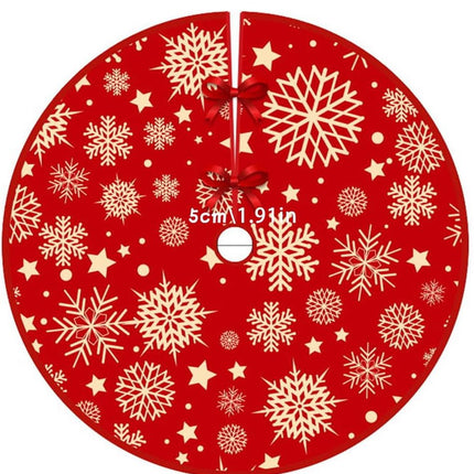 Christmas tree skirt - Christmas tree rug - Christmas rug - Tree  - et - Christmas tree rugs - 90 cm - Christmas tree decoration - Christmas tree rug for under the Christmas tree - Christmas - For Christmas decorations for the holidays.